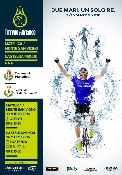 Partenza tappa Tirreno-Adriatico