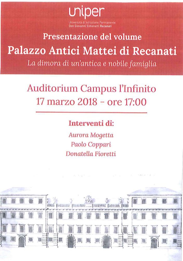 Presentazione del volume: Palazzo Antici Mattei di Recanati