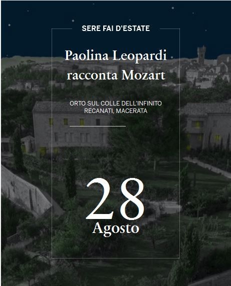 Paolina Leopardi racconta Mozart