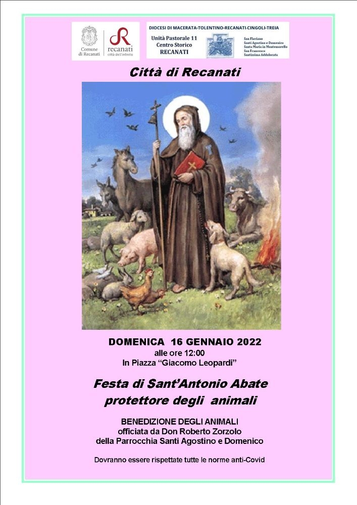 Festa di Sant'Antonio Abate protettore degli animali