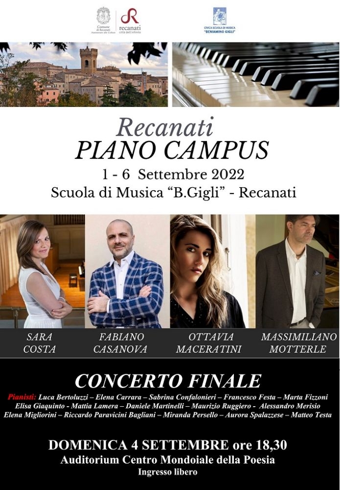 Concerto Finale del Recanati Piano Campus